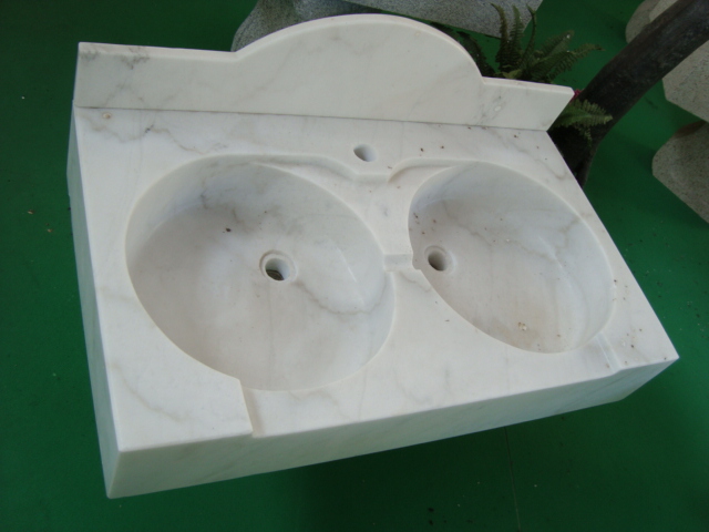 LAVABO OLMO - Marmo bianco
